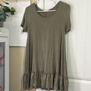 Kids large Green dress